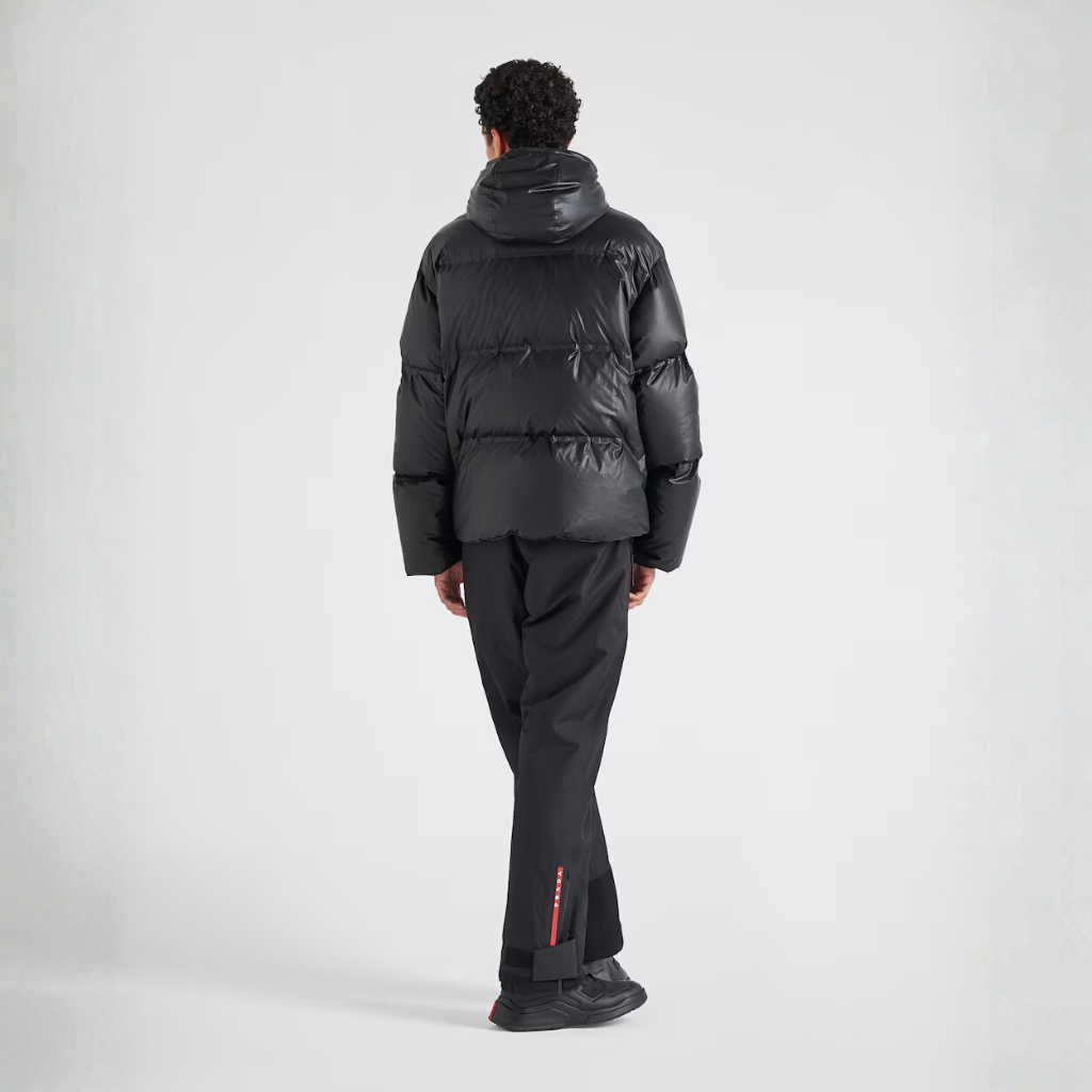 Hooded Re-Nylon Light Puffer Jacket