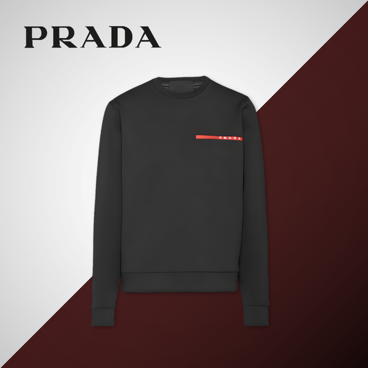 Technical 'Double Tec' Jersey Crewneck Sweater