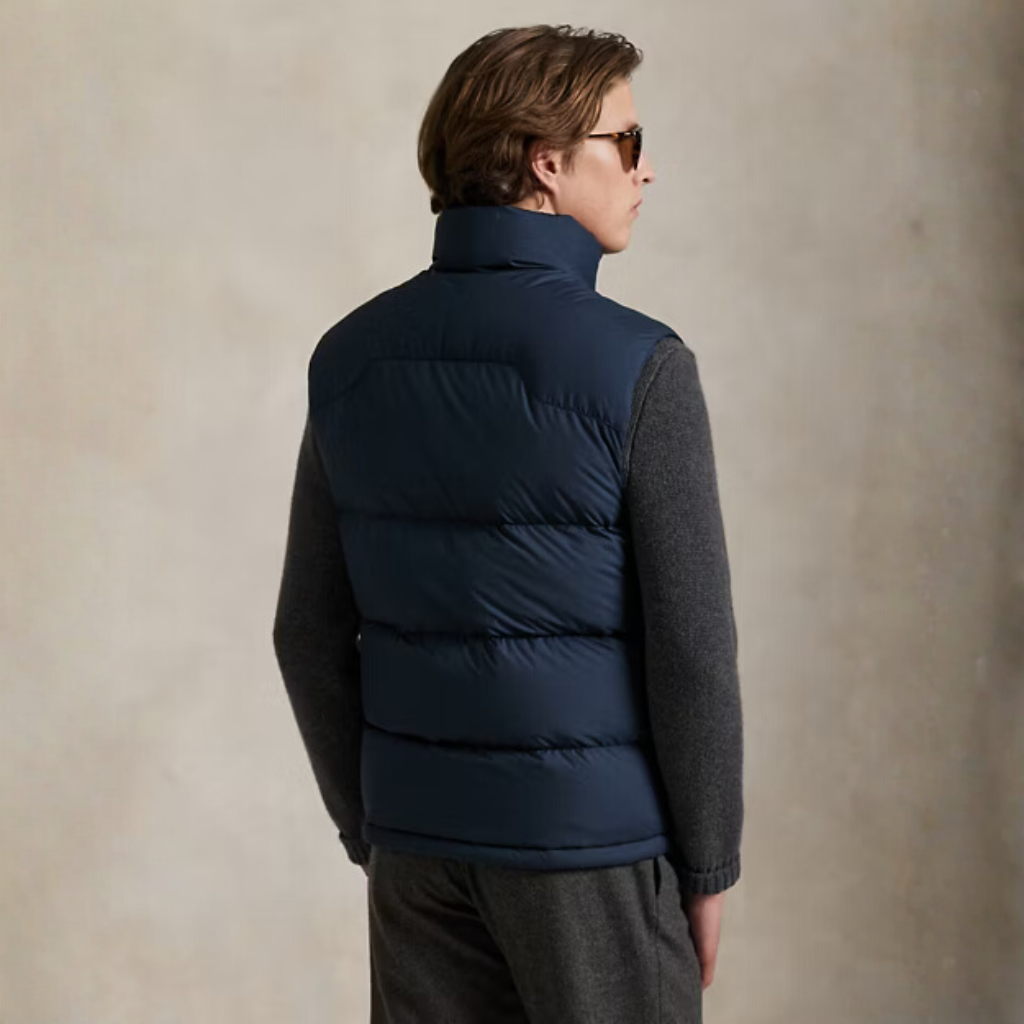 RL™ Insulated Puffer Vest with Free Knit Turtleneck
